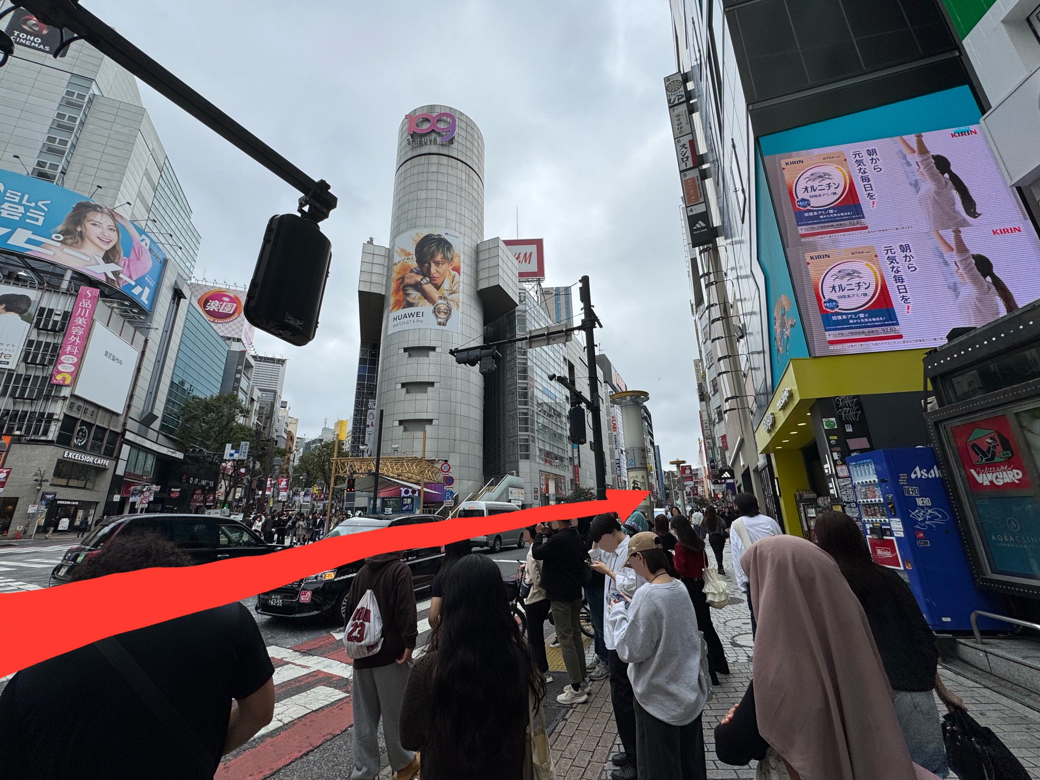 ルート2: ハチ公口からの案内 2